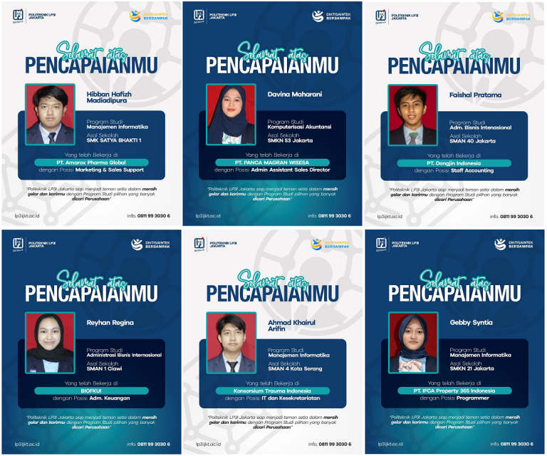Dari Kampus Vokasi ke Industri Gemilang: Kisah Sukses Lulusan Politeknik LP3I Jakarta Angkatan Terbaru